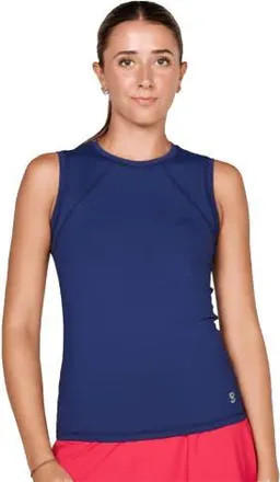 Sofibella UV Colors Womens Sleeveless Tennis Shirt in Navy at Nordstrom, Size X-Large