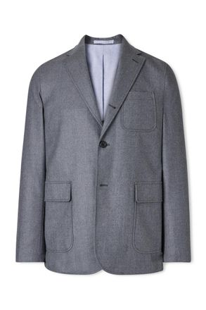 Beams Plus Wool-Blend Flannel Blazer