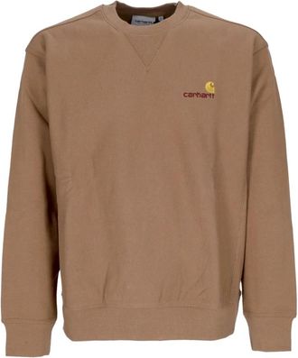 Carhartt Work in Progress Script Buffalo Crewneck Sweatshirt - Heren - Sweatshirts - Bruin - XL - Katoen - Hoodies & sweatvesten