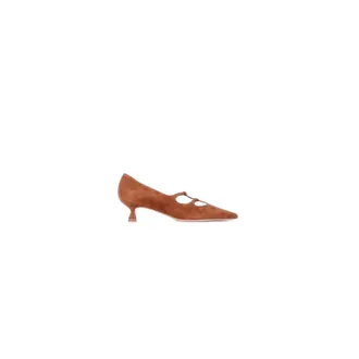 Anna F. Pumps, female, Brown, Size: 10 US Decollet&eacute;