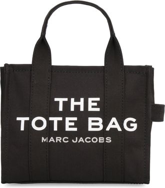 Marc Jacobs Womens Tote Bag The Small Canvas Black Cotton