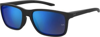 Under Armour Zwarte Resin Zonnebril voor Mannen - Heren - Zonnebrillen - Zwart - 58 MM - Accessoires