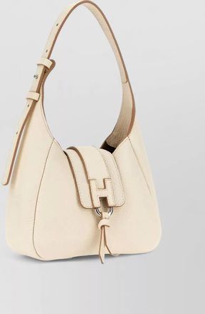 Hogan h-hobo mini leather shoulder bag
