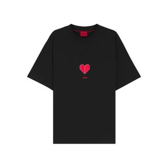HUGO BOSS Heart-print Logo T-shirt