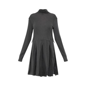 Diesel Kleedjes, Dames, Grijs, S, Katoen, Korte Jersey Jurk