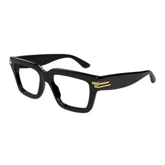 Bottega Veneta Glasses, unisex, Black, 53 MM, Square Optical Frame