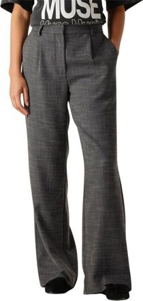 Copenhagen Muse Broeken, Dames, Grijs, S, Tonnie Pant Wide Broeken