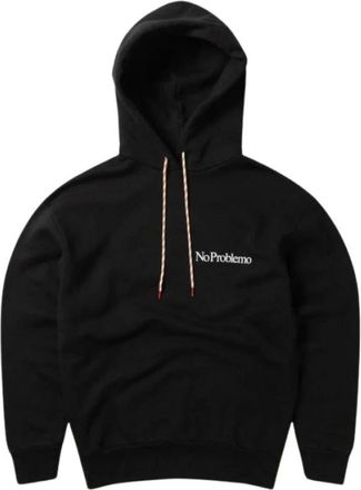 Aries Hoodies, male, Black, Size: XL No Problemo Hoodie - Black