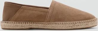 Mango Espadrillas pelle liscia sabbia - Uomo - 39 - MANGO MAN