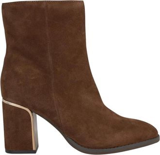 Alma En Pena Enkellaars met hakdetail - Dames - Laarzen met Hak - Bruin - 41 EU - Schoenen