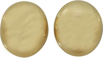 Federica Tosi Hoepeloorbellen - Dames - Oorbellen - Geel - ONE Size - Accessoires