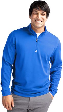 Cutter & Buck Traverse Stretch Eco Quarter Zip Mens Pullover