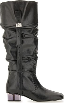 Ganni Black Slouchy Boots