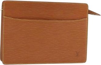 Louis Vuitton Pre-owned Vintage Clutch - Dames - Vintage Clutch - Bruin - ONE Size - Leer - Vintage