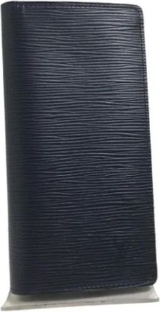 Louis Vuitton Tweedehands leren portemonnees - Dames - Vintage Accessoires - Blauw - ONE Size - Vintage