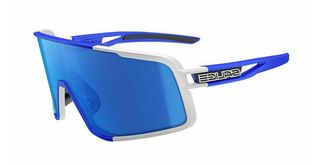 Salice 022 RW BIANCO/RW BLU Mens Sunglasses White Size 139