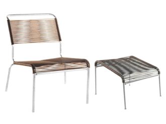 Schubiger M&ouml;bel Lounger + Hocker S&auml;ntis