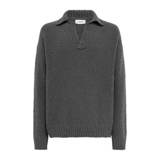 Laneus Maglione con Texture Boucl&egrave; - - Knitwear - Uomo - Grigio - XL