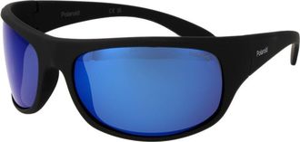 Polaroid Zwarte Plastic Zonnebril