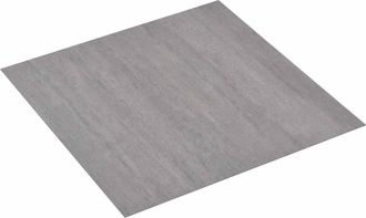 vidaXL Tablones De Suelo Autoadhesivos Gris Y Madera 30,5 X 30,5 Cm Vidaxl