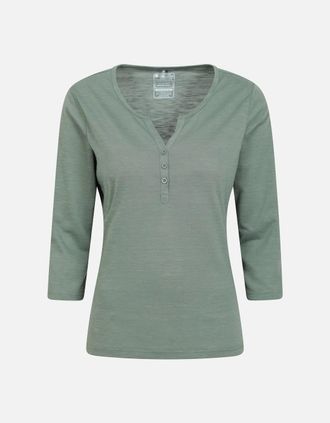 Mountain Warehouse Womens Mountain Warehouse Womens/Ladies Paphos Quick Dry UV Protection Top - Green - Size: 14