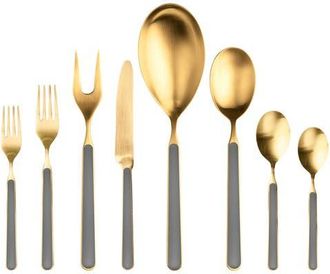 Mepra Fantasia Ice Gold Flatware Set - 43 Pieces in Vicuna at Nordstrom