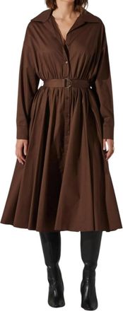 Astr Darany Dress In Brown