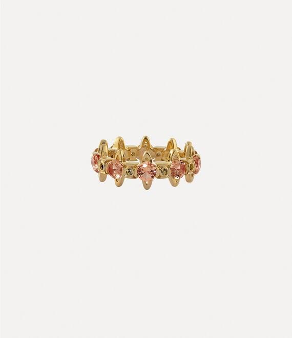 Warwick Ring Gold Crystals Unisex