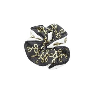 Herm&egrave;s Pre-owned Chouchou Haarstrik Zwarte Zijde - Dames - Vintage Accessoires - Veelkleurig - ONE Size - Vintage