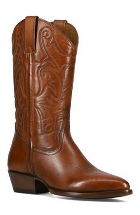 Frye Bruce Western Boot in Saddle at Nordstrom Rack, Size 10.5