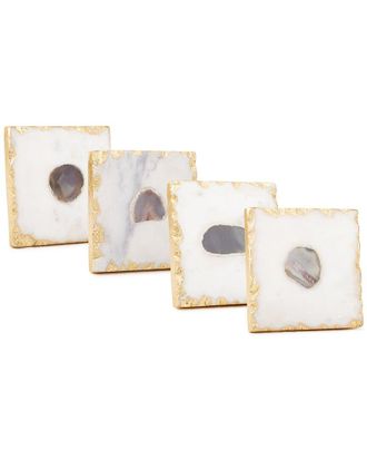 Alice Pazkus Bezrat Square Marble Coasters