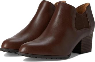 Vionic Belmont J2291L1200 Shooties WomensBrown Leather Ankle Boots ZOGG1883