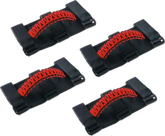 OEM Cuatro Asideros Para Jaula Antivuelco Para Jeep Wrangler Cj Yj Tj Jk Jku Jl Jlu Y Gladiator Jt (modelos 1955-2023), Accesorios Interiores, Color Negro