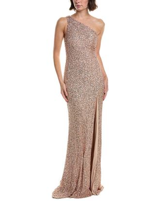 Issue New York Issue New York Sequin One-Shoulder Maxi Dress