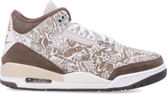Nike Air Jordan 3 Laser Premium Leather Sneakers