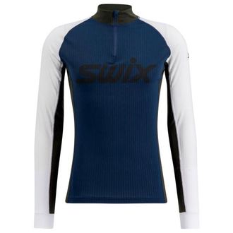 Swix RaceX Classic Half Zip Kunstfaserunterw&auml;sche f&uuml;r Herren | blau
