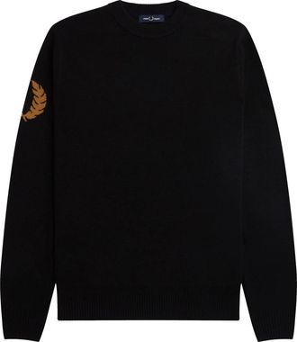 Fred Perry Uomo, Maglie, Nero, L, new