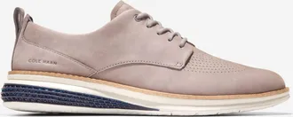 Cole Haan Mens &Oslash;riginal Grand Energyweave Perforated Plain Toe Oxfords - Grey Size 10.5