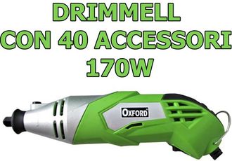 Trade Shop Trade Shop - Mini Amoladora Taladro De Precisi&oacute;n Drimmel 170w 40 Accesorios
