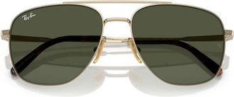 Ray-Ban Titanium Aviator Zonnebril - unisex - Zonnebrillen - Geel - 59 MM - Accessoires