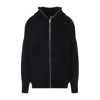 Rick Owens Heren, Sweatshirts & Hoodies, Zwart, Maat: S