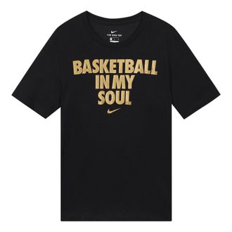 Nike Sportswear Alphabet Printing Short Sleeve Black CT5970-011