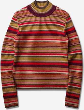 Dries Van Noten Men s Ribbed Wool Sweater Red