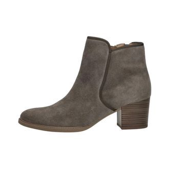 Gabor Schoenen, Dames, Grijs, 43 EU, Su&egrave;de, Enkellaarsjes