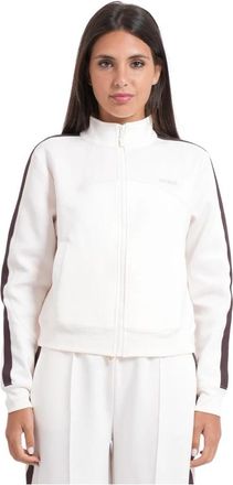 Guess Zip-through Sweatshirt - Dames - Vesten met rits - Wit - XS - Polyester - Hoodies & sweatvesten