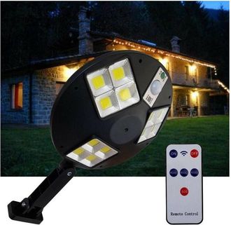 Trade Shop Trade Shop Traesio - Trade Shop - Faro Led Solare Lampione Con Sensor De Movimiento 144 Led Cob Lf-1758