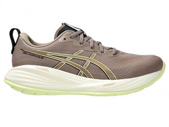 Asics Mens Gel Cumulus 27 Shoe In Taupe Grey/black