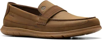 Clarks Flexway Band Suede Loafer