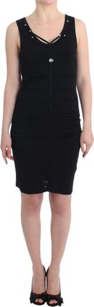 Roccobarocco Black pencil sheath Womens dress