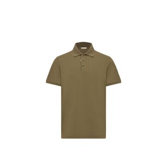 Moncler Moncler Logo Cotton Piquet Polo Shirt, Men, Green, Size: 3xl